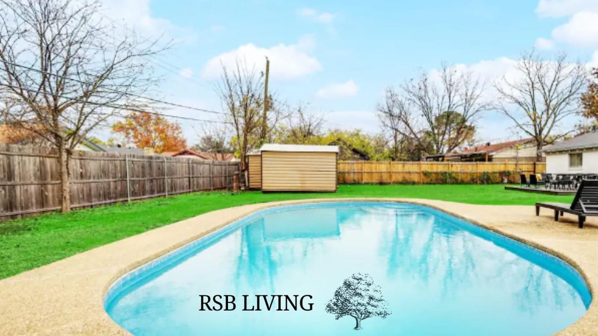 Upscale 3Br 2Ba Cozy Holiday Home With Pool & Grill North Richland Hills Exteriör bild